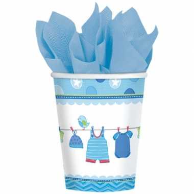 Bekers geboorte jongen 8 stuks